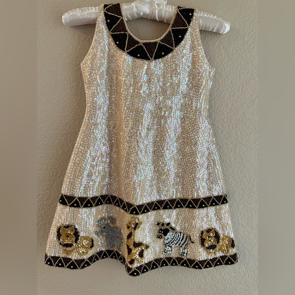 Little Attitudes Other - Little Attitudes by Debra size 6X Pageant dress🦁🐘🦒🦓 Safari